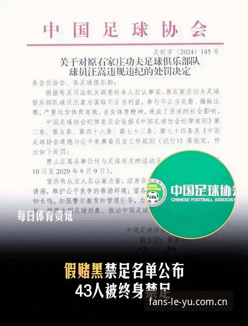 乐鱼体育平台安全 3个关键点解读足协第三批禁足名单:从行业乱象看体育平台安全准则